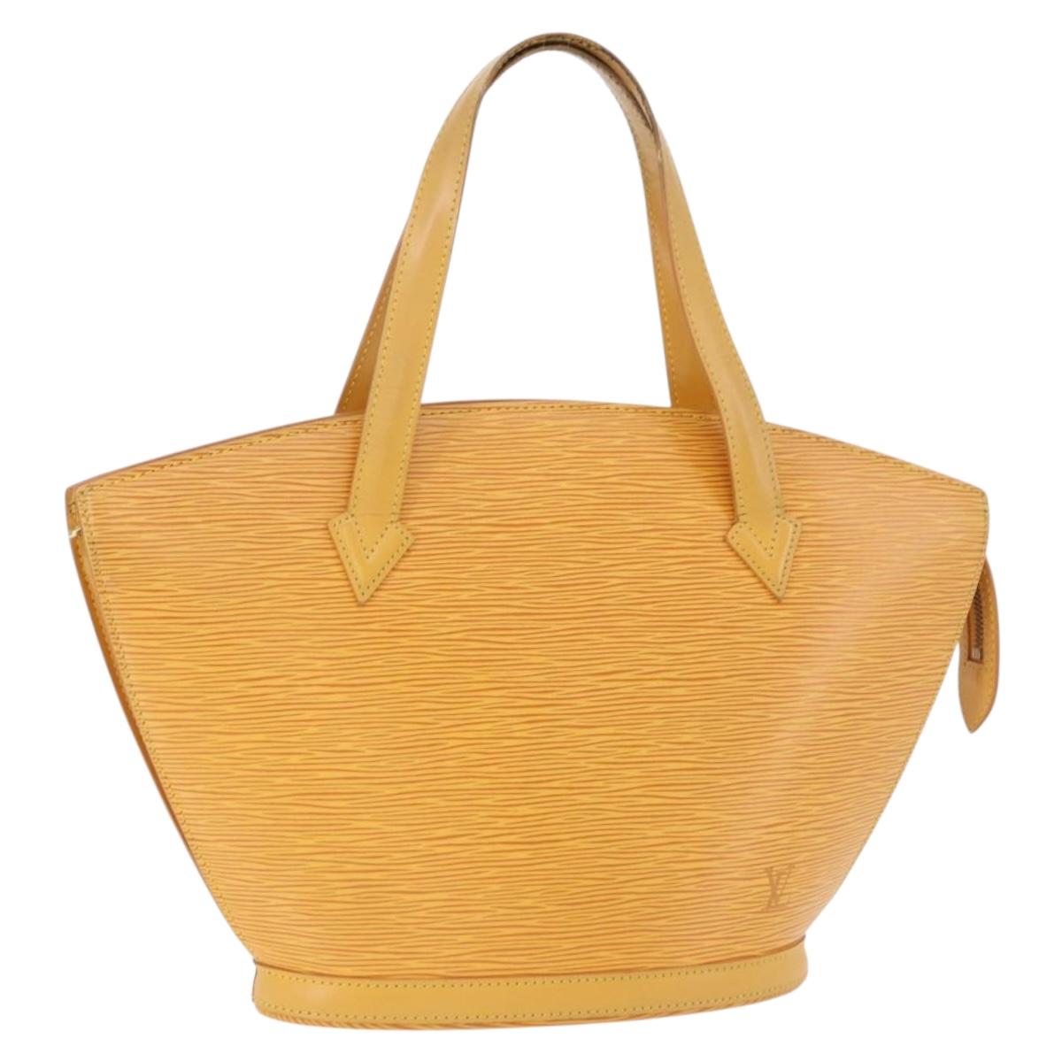 LOUIS VUITTON Epi Saint Jacques Hand Bag Yellow M52279 LV Auth 191777