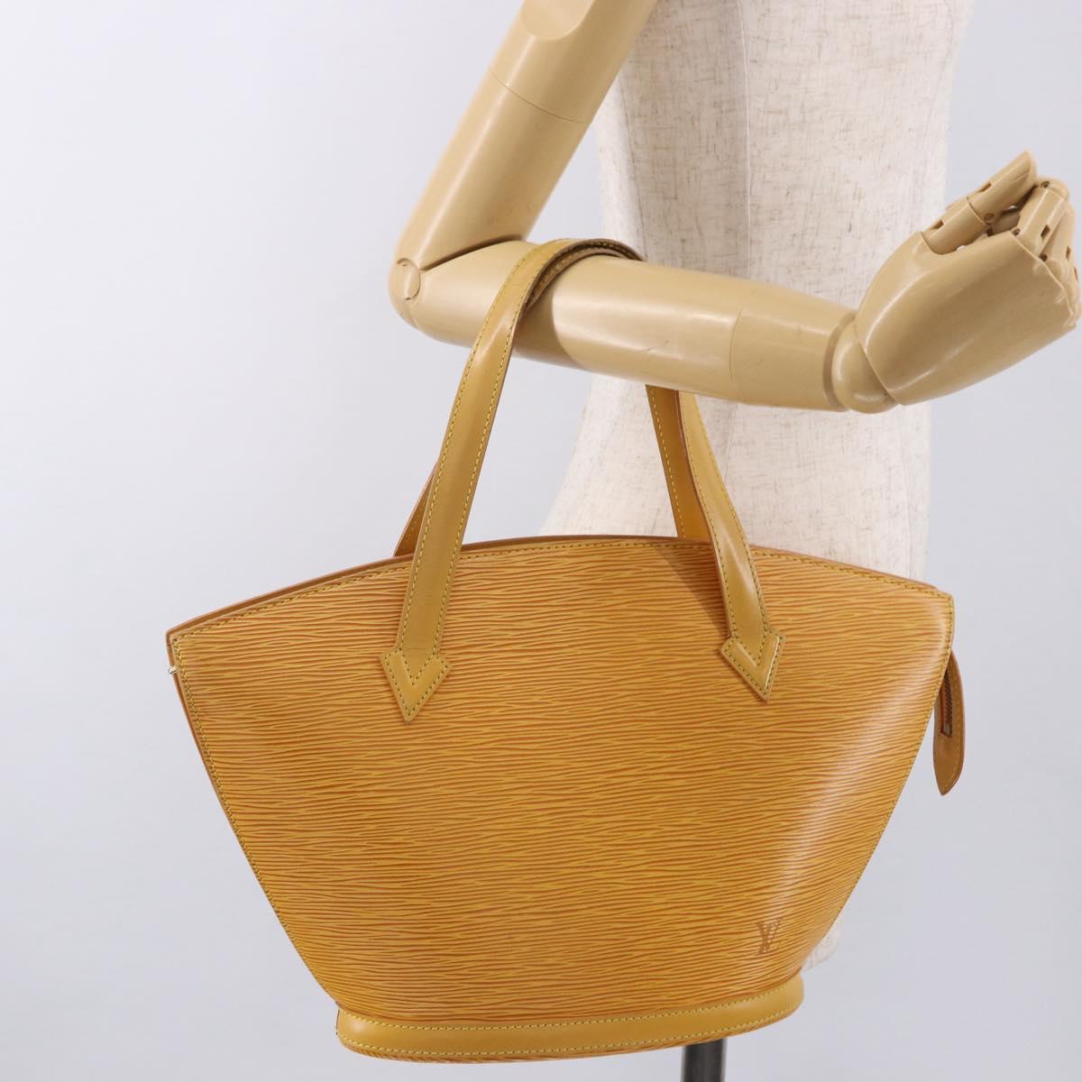 LOUIS VUITTON Epi Saint Jacques Hand Bag Yellow M52279 LV Auth 191777