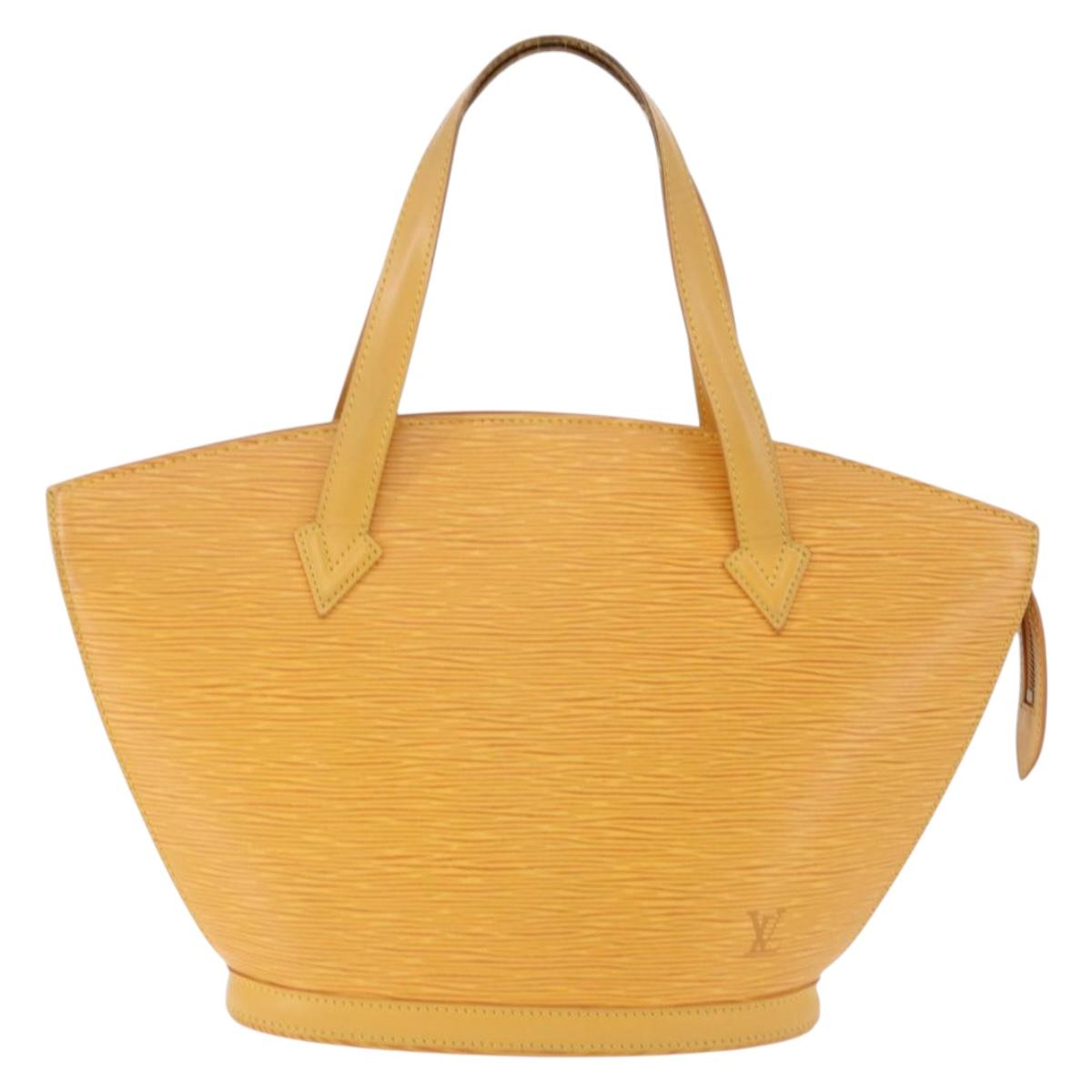 LOUIS VUITTON Epi Saint Jacques Hand Bag Yellow M52279 LV Auth 191777