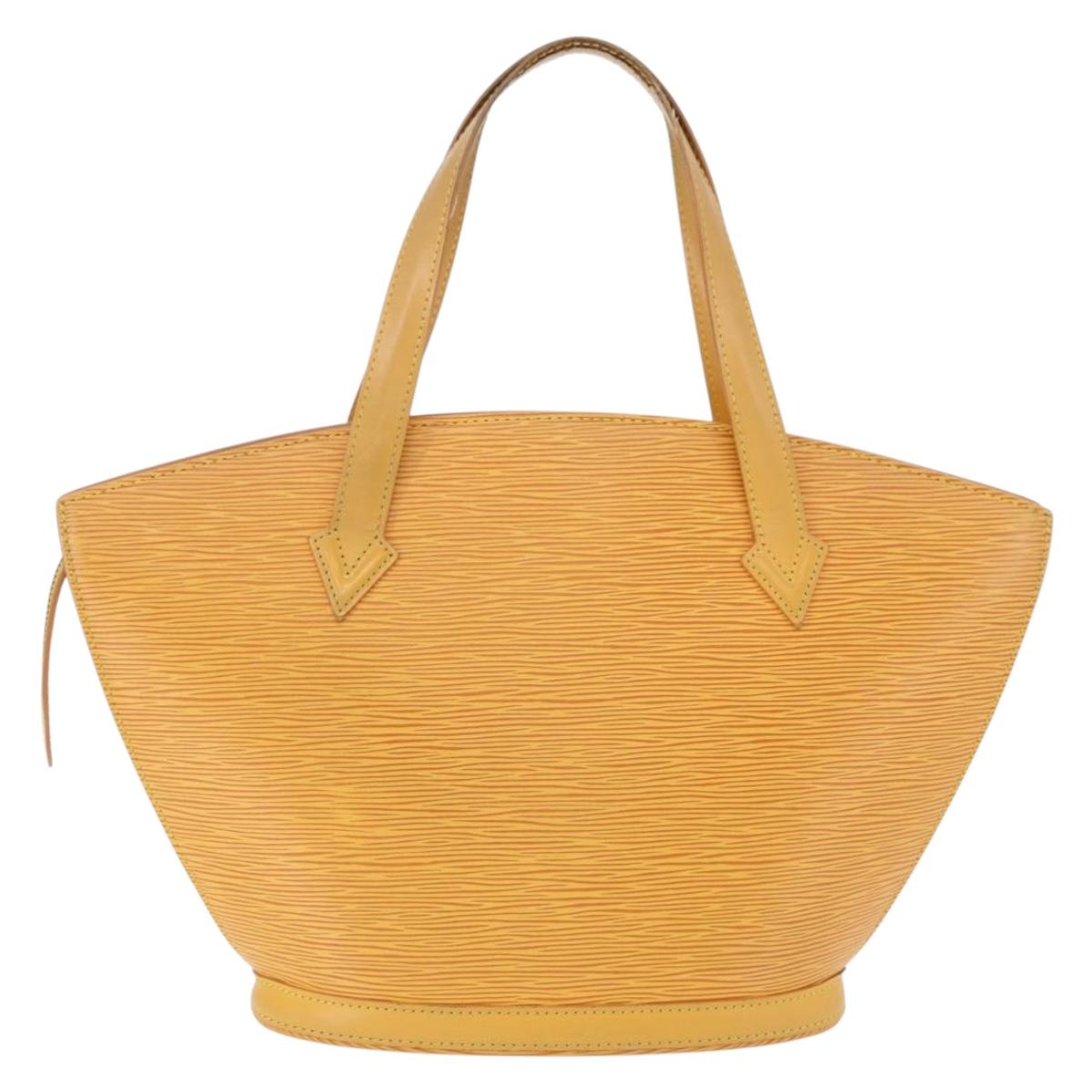 LOUIS VUITTON Epi Saint Jacques Hand Bag Yellow M52279 LV Auth 191777