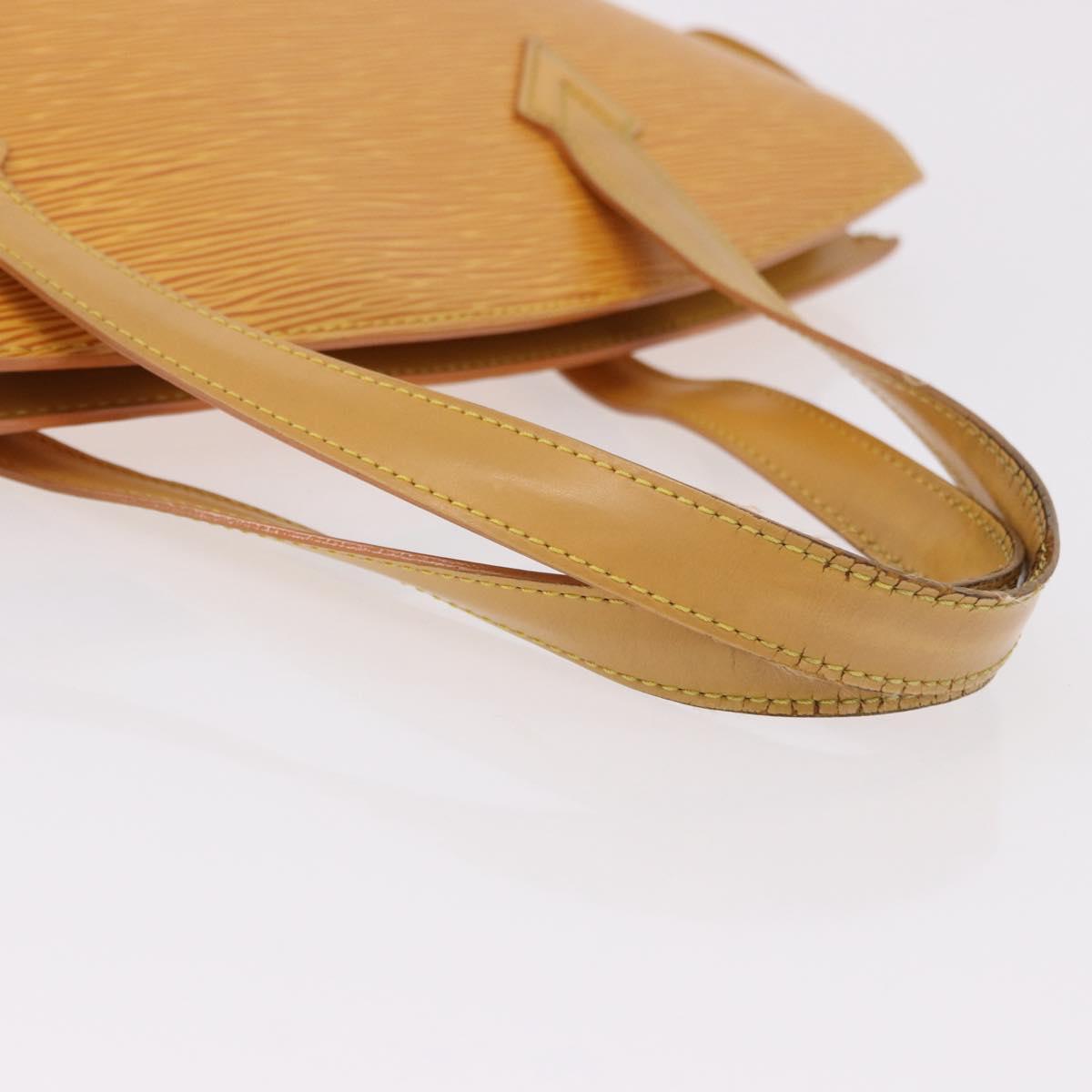 LOUIS VUITTON Epi Saint Jacques Hand Bag Yellow M52279 LV Auth 191777
