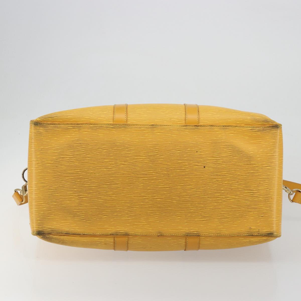 LOUIS VUITTON Epi Kendall PM Boston Bag SPO Yellow LV Auth 191778A