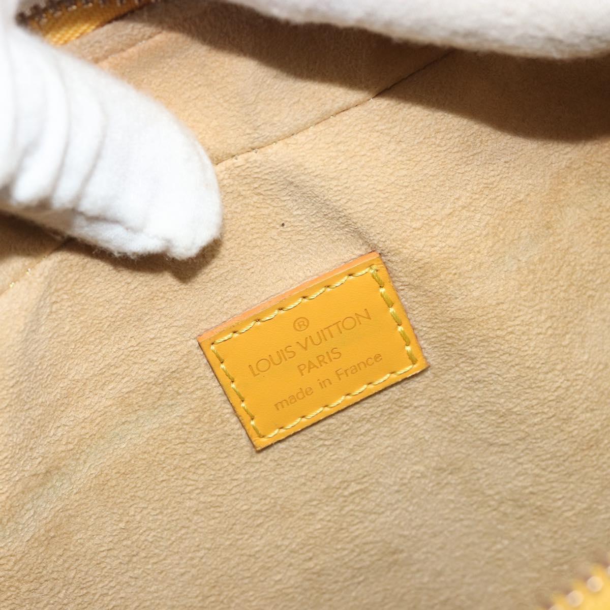 LOUIS VUITTON Epi Kendall PM Boston Bag SPO Yellow LV Auth 191778A