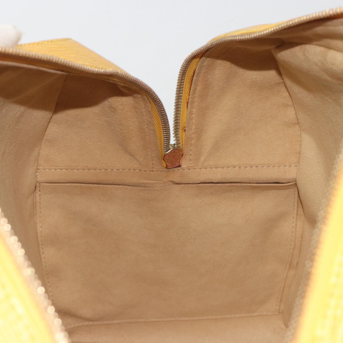 LOUIS VUITTON Epi Kendall PM Boston Bag SPO Yellow LV Auth 191778A