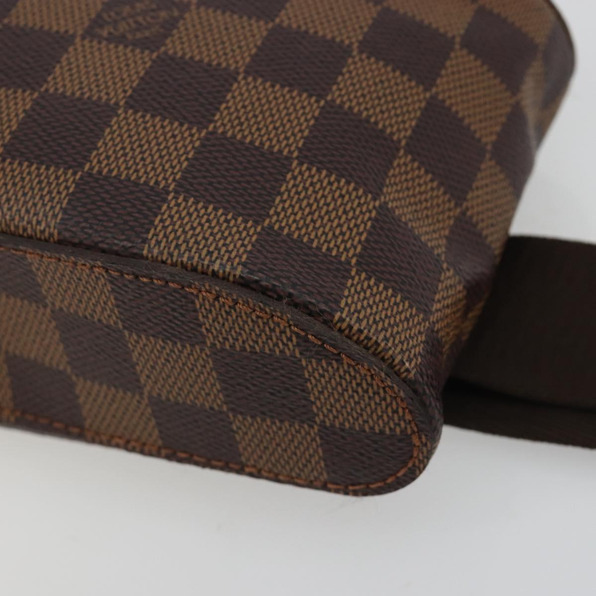 LOUIS VUITTON Damier Ebene Geronimos Shoulder Bag N51994 LV Auth 191780V