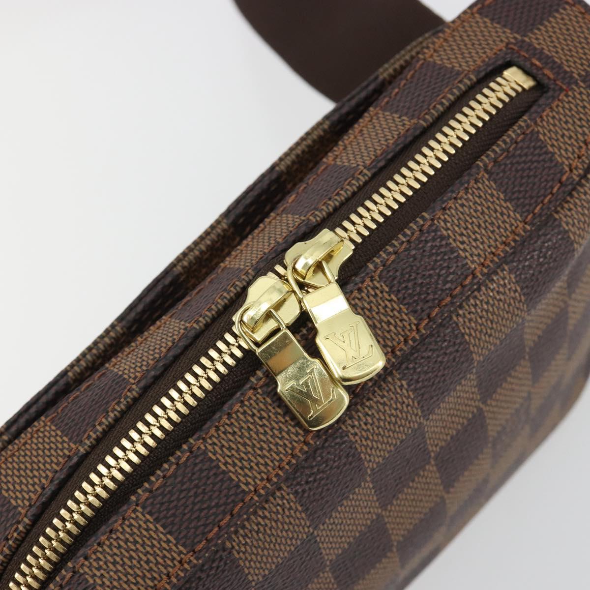 LOUIS VUITTON Damier Ebene Geronimos Shoulder Bag N51994 LV Auth 191780V