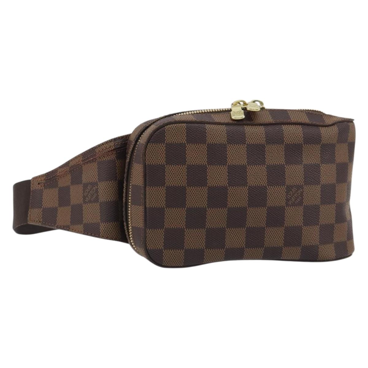 LOUIS VUITTON Damier Ebene Geronimos Shoulder Bag N51994 LV Auth 191780V