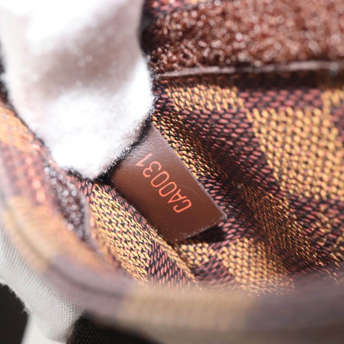 LOUIS VUITTON Damier Ebene Geronimos Shoulder Bag N51994 LV Auth 191780V