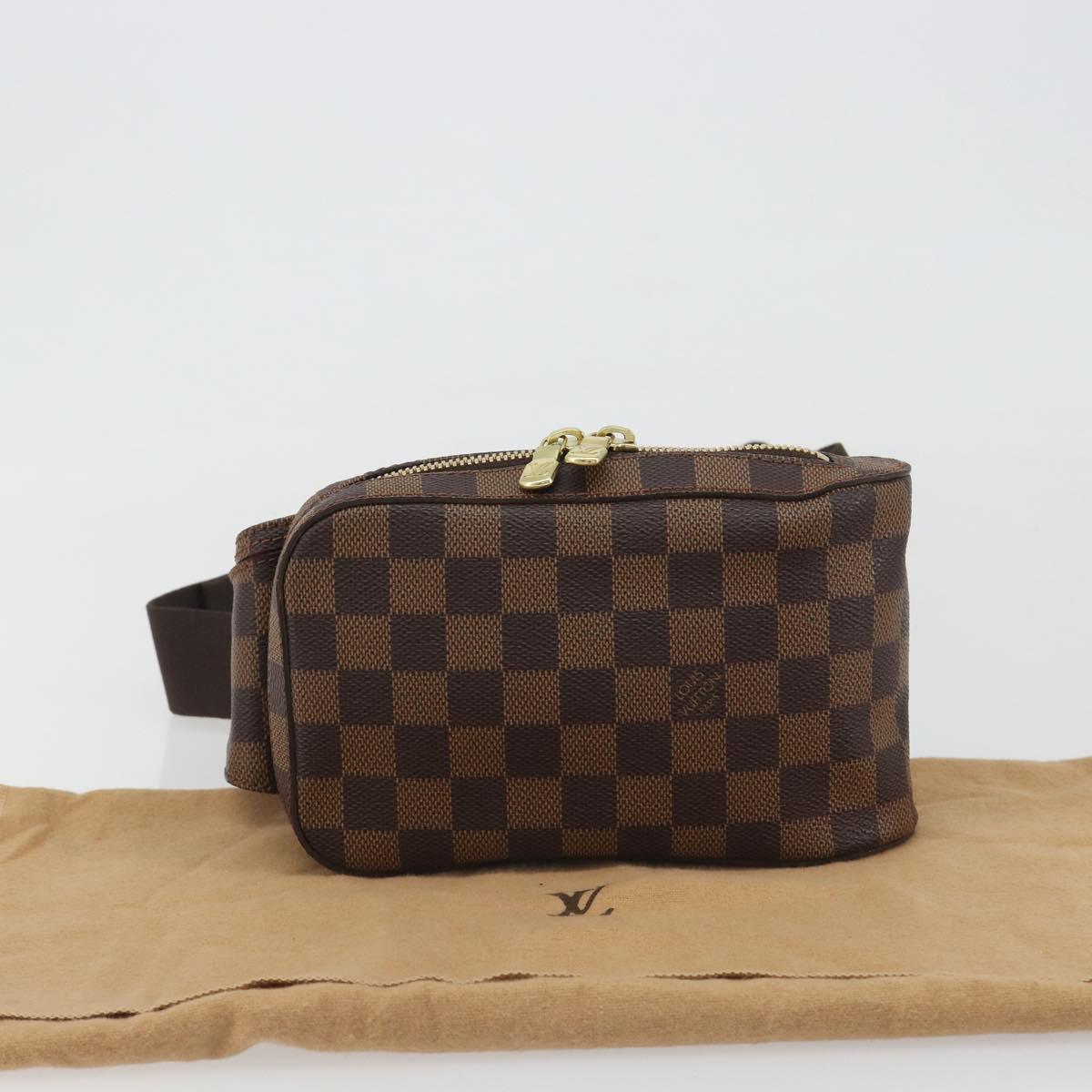 LOUIS VUITTON Damier Ebene Geronimos Shoulder Bag N51994 LV Auth 191780V