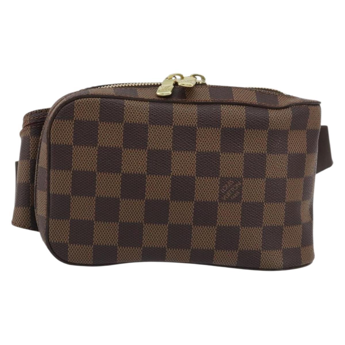 LOUIS VUITTON Damier Ebene Geronimos Shoulder Bag N51994 LV Auth 191780V