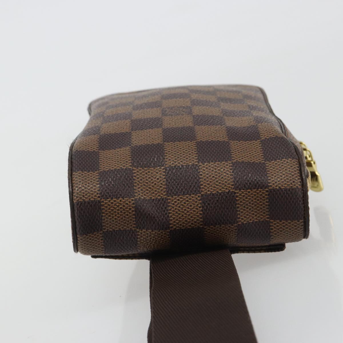 LOUIS VUITTON Damier Ebene Geronimos Shoulder Bag N51994 LV Auth 191780V