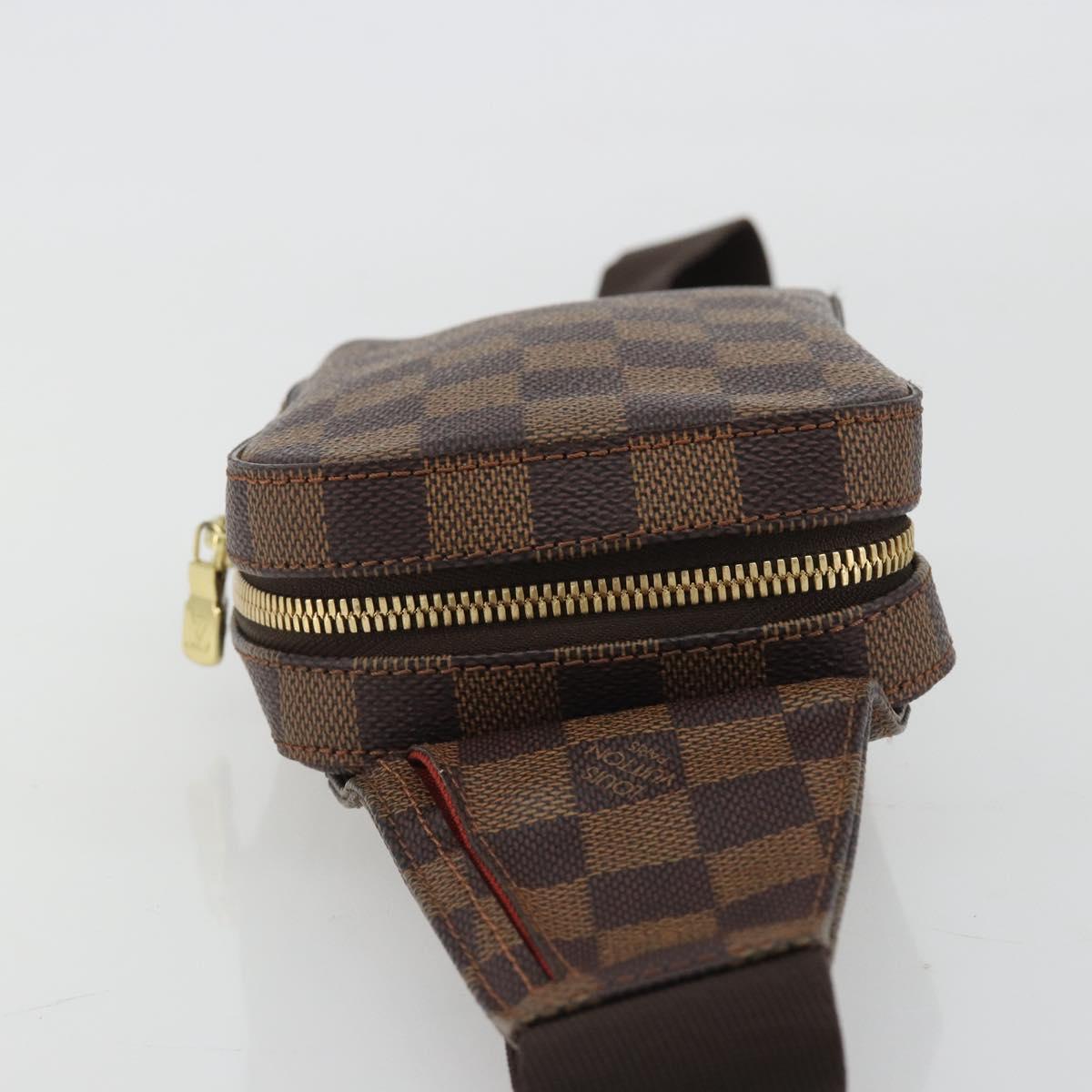 LOUIS VUITTON Damier Ebene Geronimos Shoulder Bag N51994 LV Auth 191780V