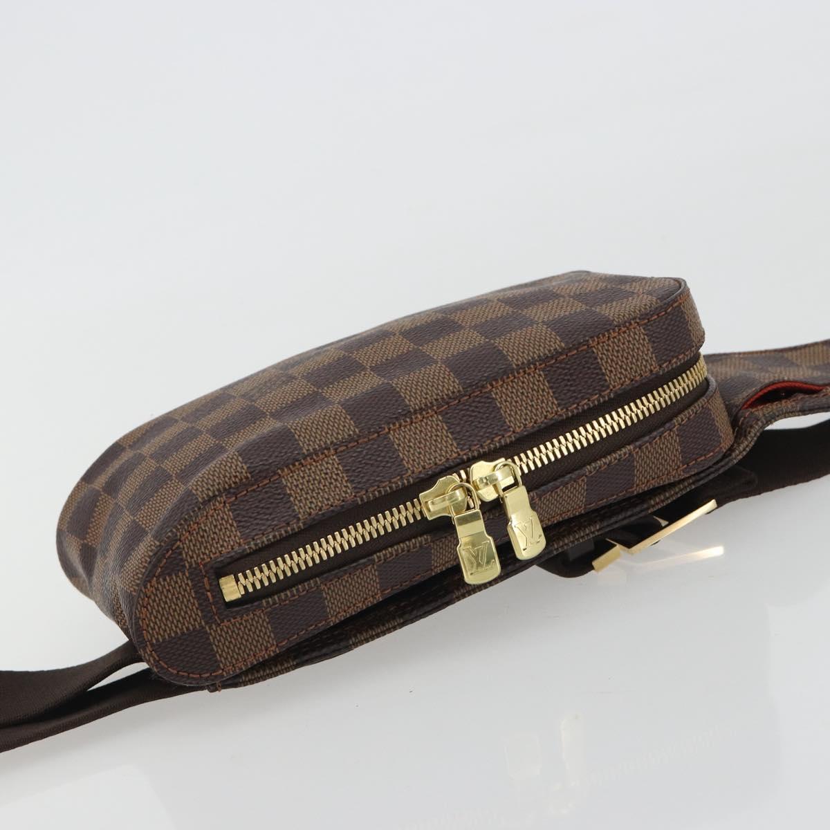 LOUIS VUITTON Damier Ebene Geronimos Shoulder Bag N51994 LV Auth 191780V