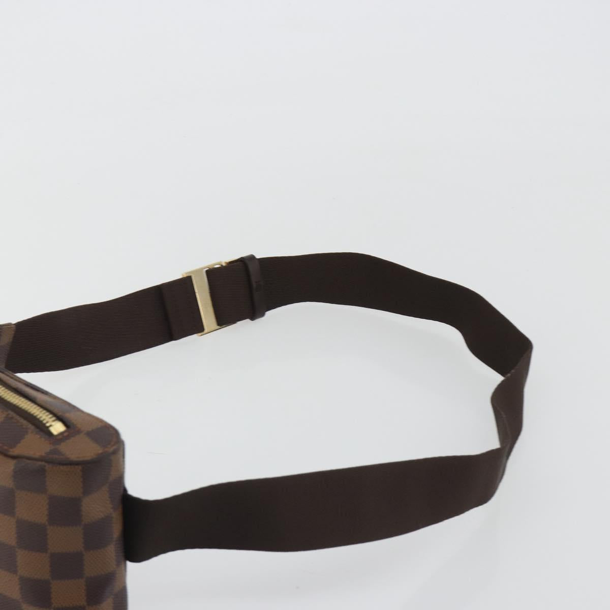 LOUIS VUITTON Damier Ebene Geronimos Shoulder Bag N51994 LV Auth 191780V