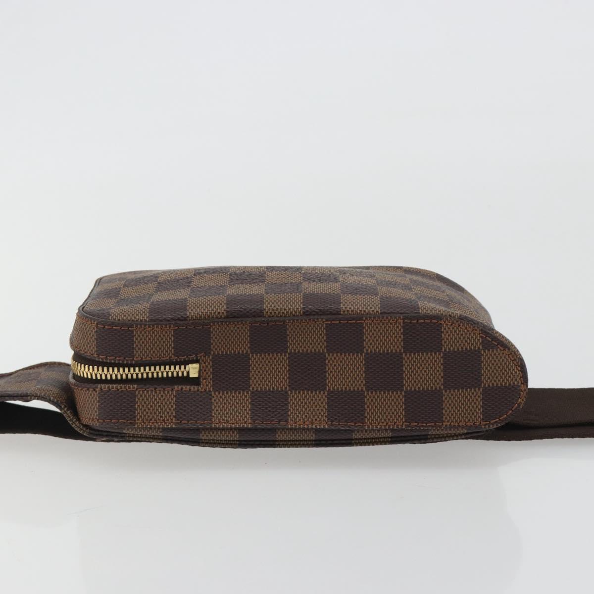 LOUIS VUITTON Damier Ebene Geronimos Shoulder Bag N51994 LV Auth 191780V