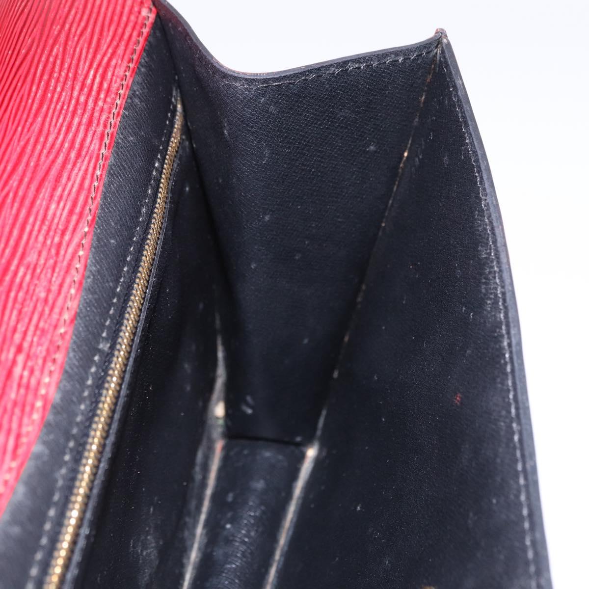 LOUIS VUITTON Epi Montaigne 27 Clutch Bag Red M52657 LV Auth 191784A