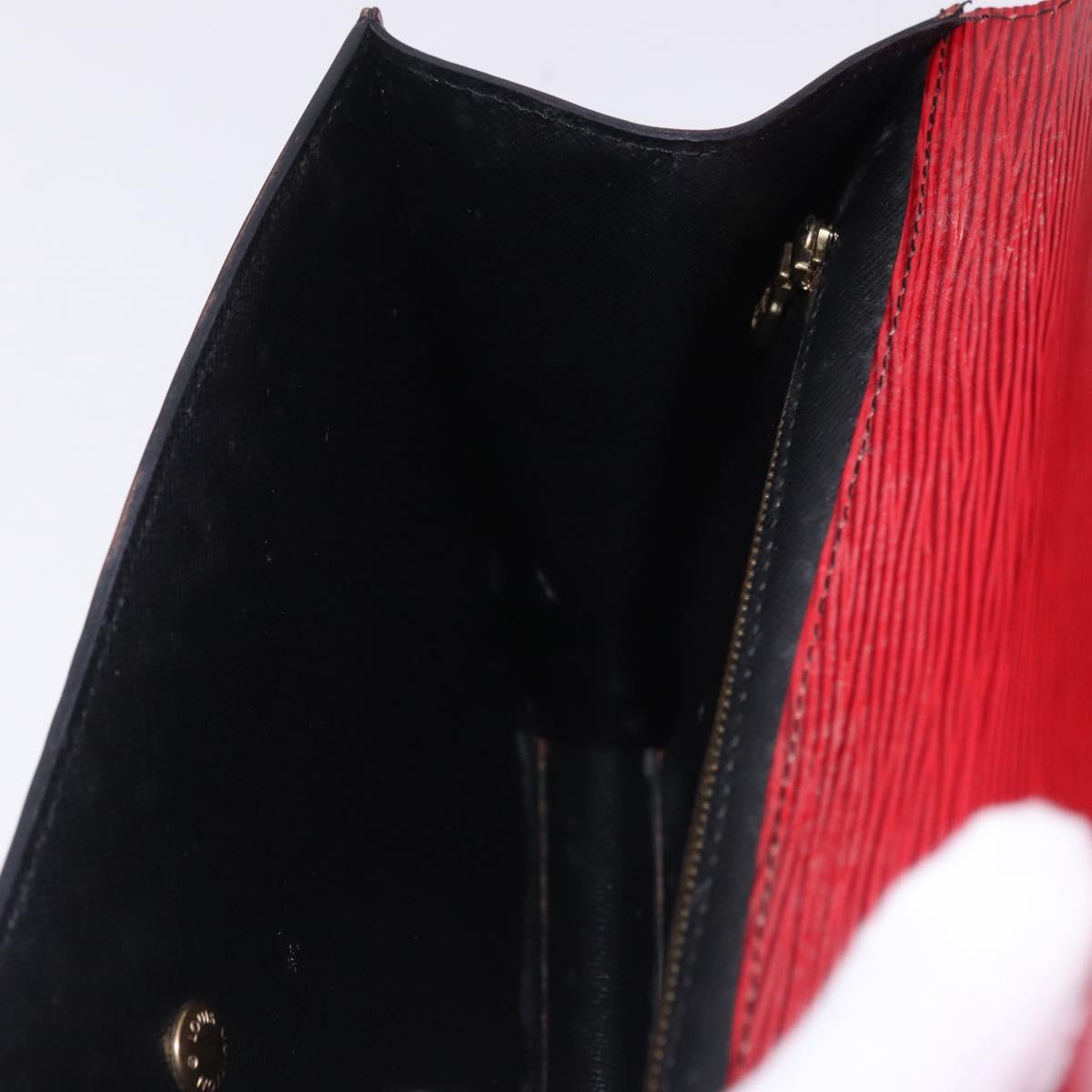 LOUIS VUITTON Epi Montaigne 27 Clutch Bag Red M52657 LV Auth 191784A