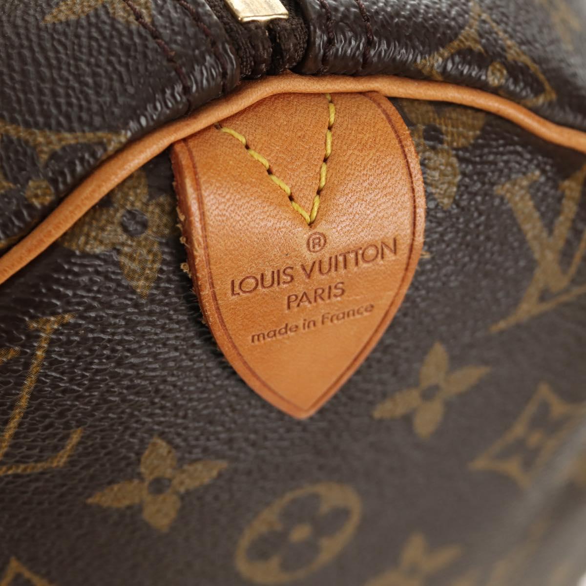 LOUIS VUITTON Monogram Speedy 40 Hand Bag M41522 LV Auth 191785V