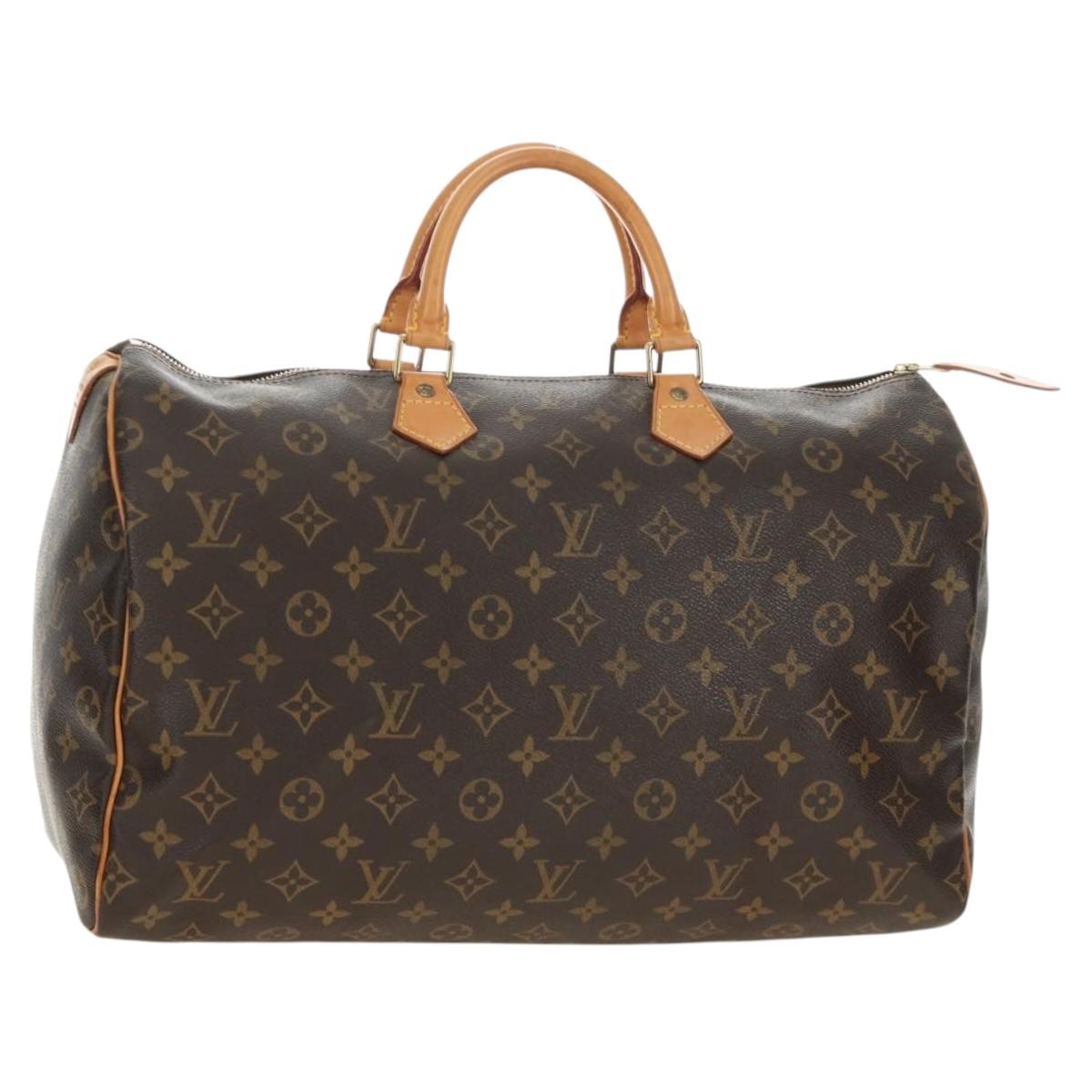 LOUIS VUITTON Monogram Speedy 40 Hand Bag M41522 LV Auth 191785V