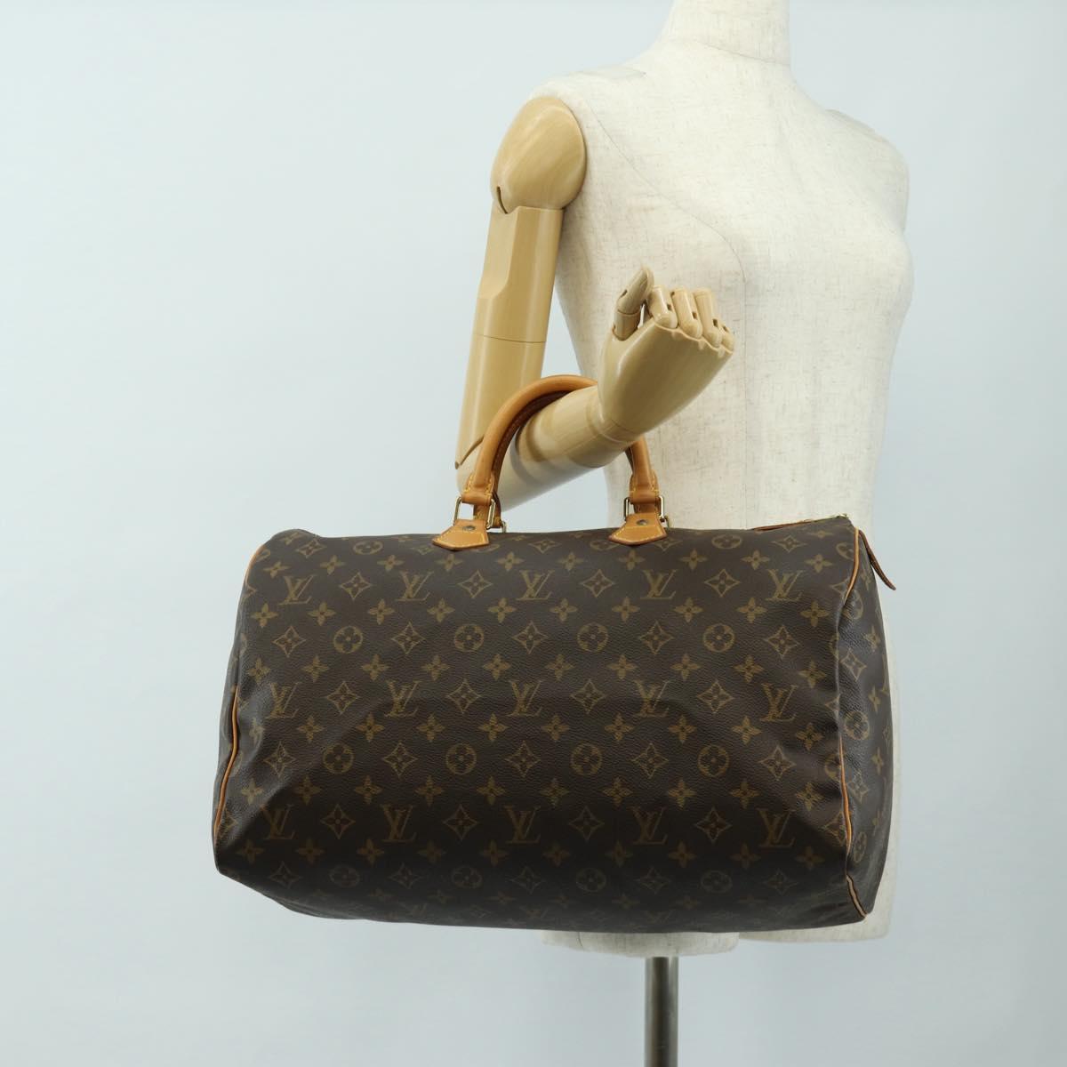 LOUIS VUITTON Monogram Speedy 40 Hand Bag M41522 LV Auth 191785V