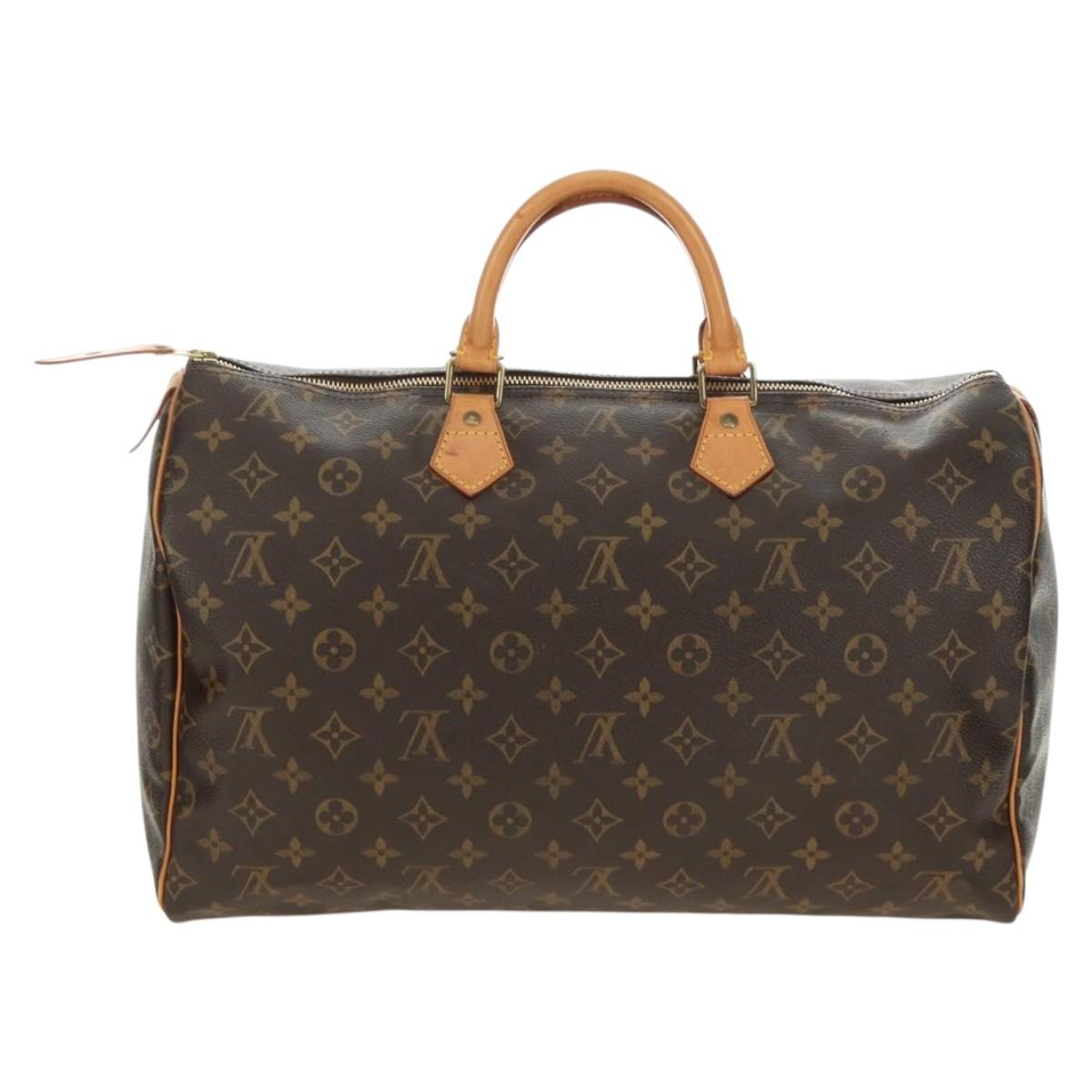 LOUIS VUITTON Monogram Speedy 40 Hand Bag M41522 LV Auth 191785V