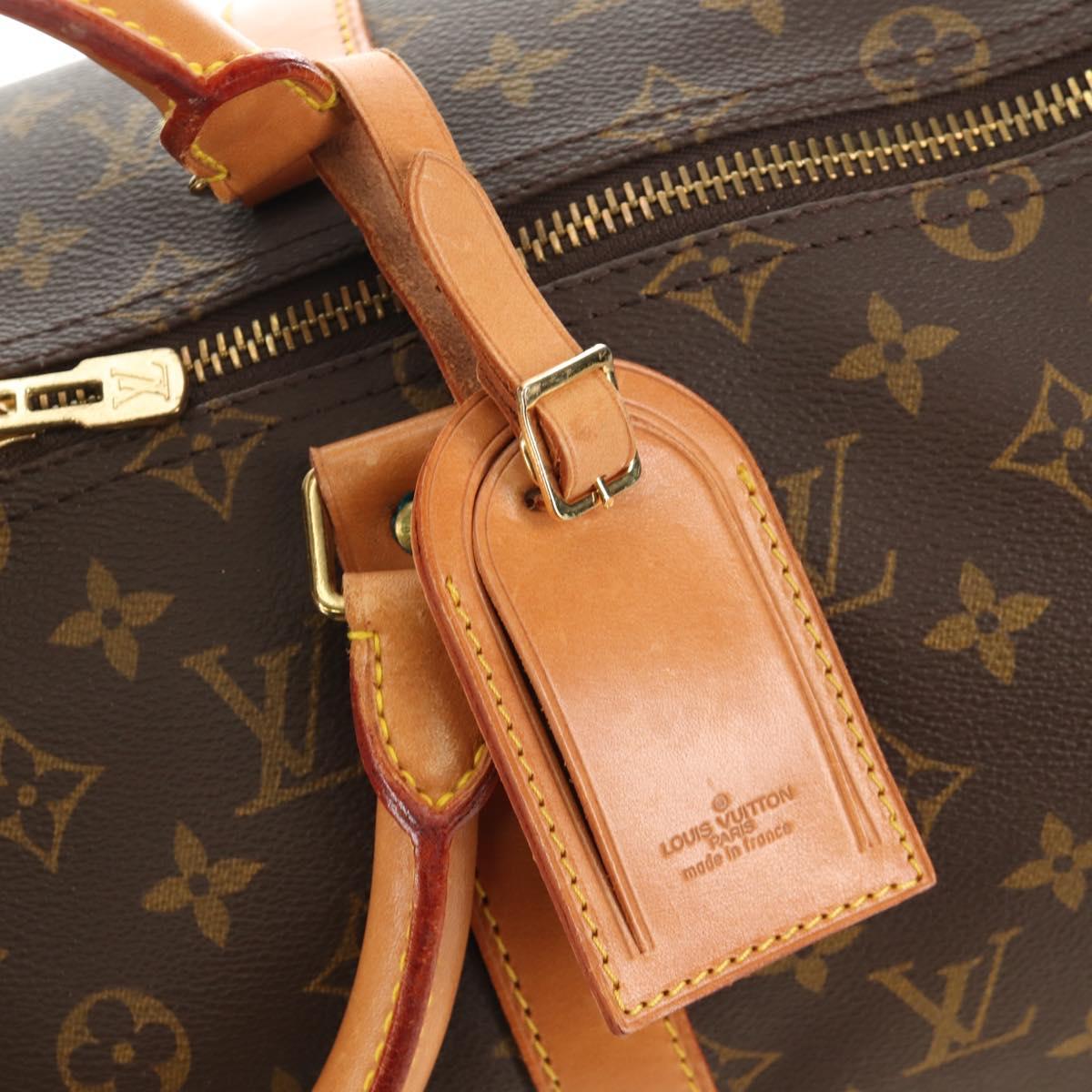 LOUIS VUITTON Monogram Keepall 50 Boston Bag M41426 LV Auth 191786V