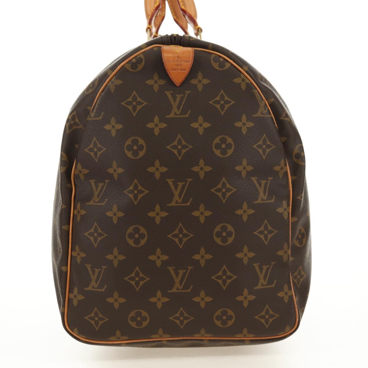 LOUIS VUITTON Monogram Keepall 50 Boston Bag M41426 LV Auth 191786V