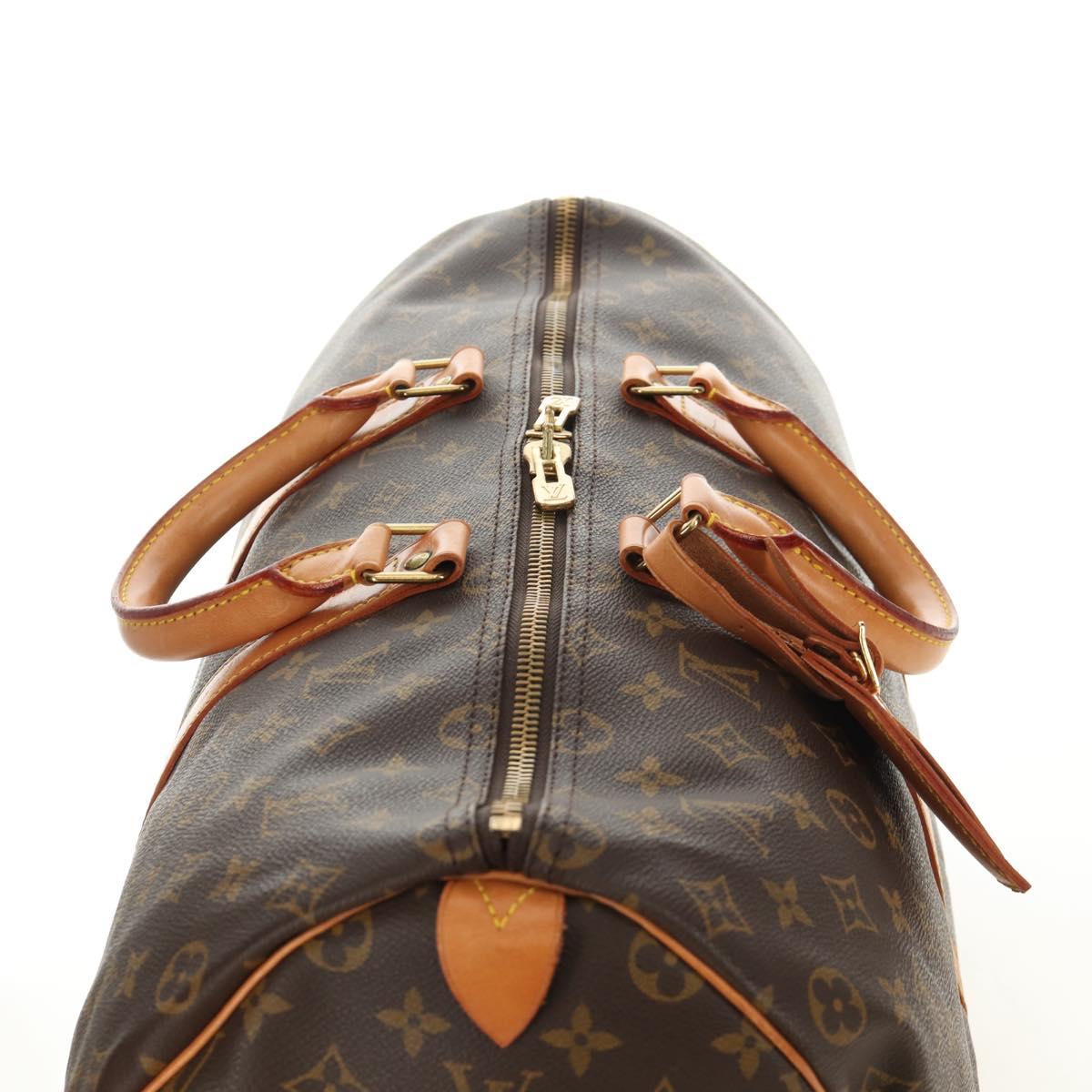 LOUIS VUITTON Monogram Keepall 50 Boston Bag M41426 LV Auth 191786V