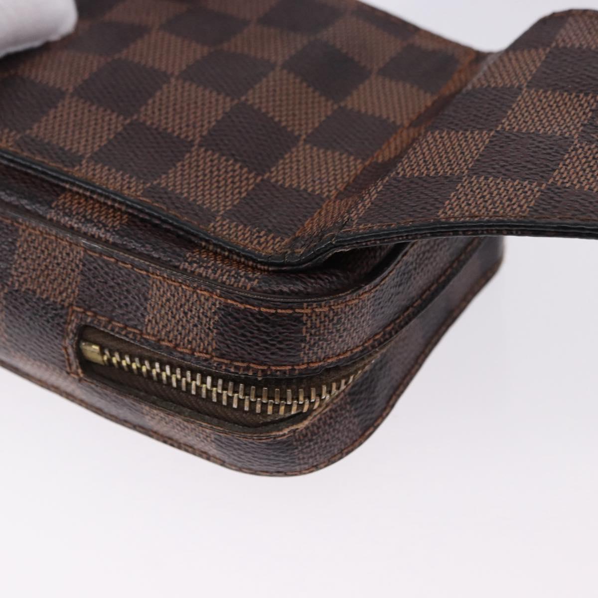 LOUIS VUITTON Damier Ebene Geronimos Shoulder Bag N51994 LV Auth 191787
