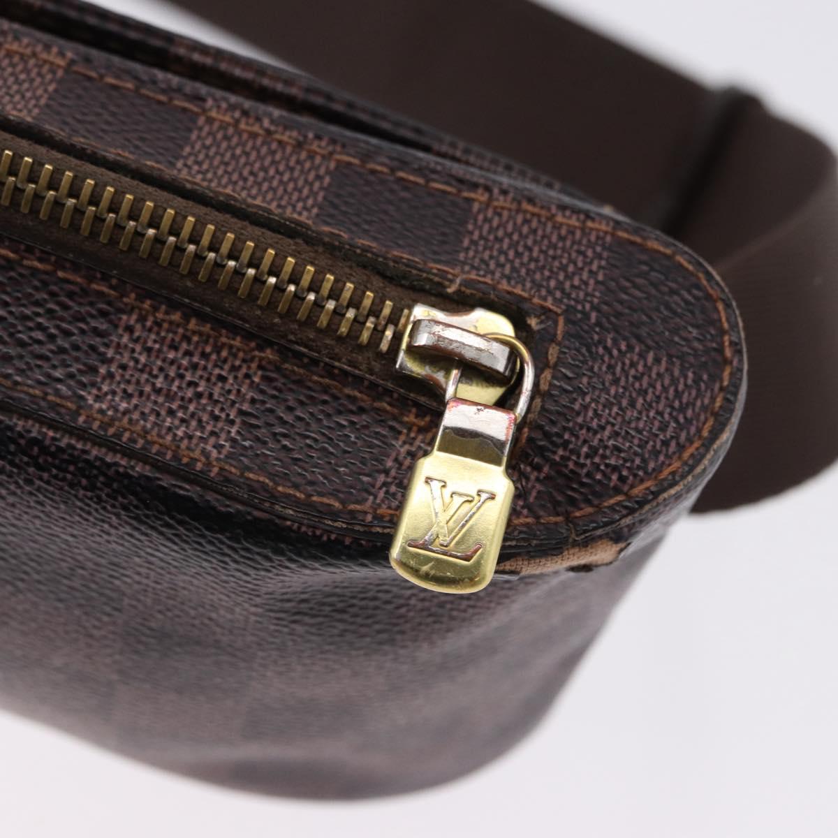 LOUIS VUITTON Damier Ebene Geronimos Shoulder Bag N51994 LV Auth 191787
