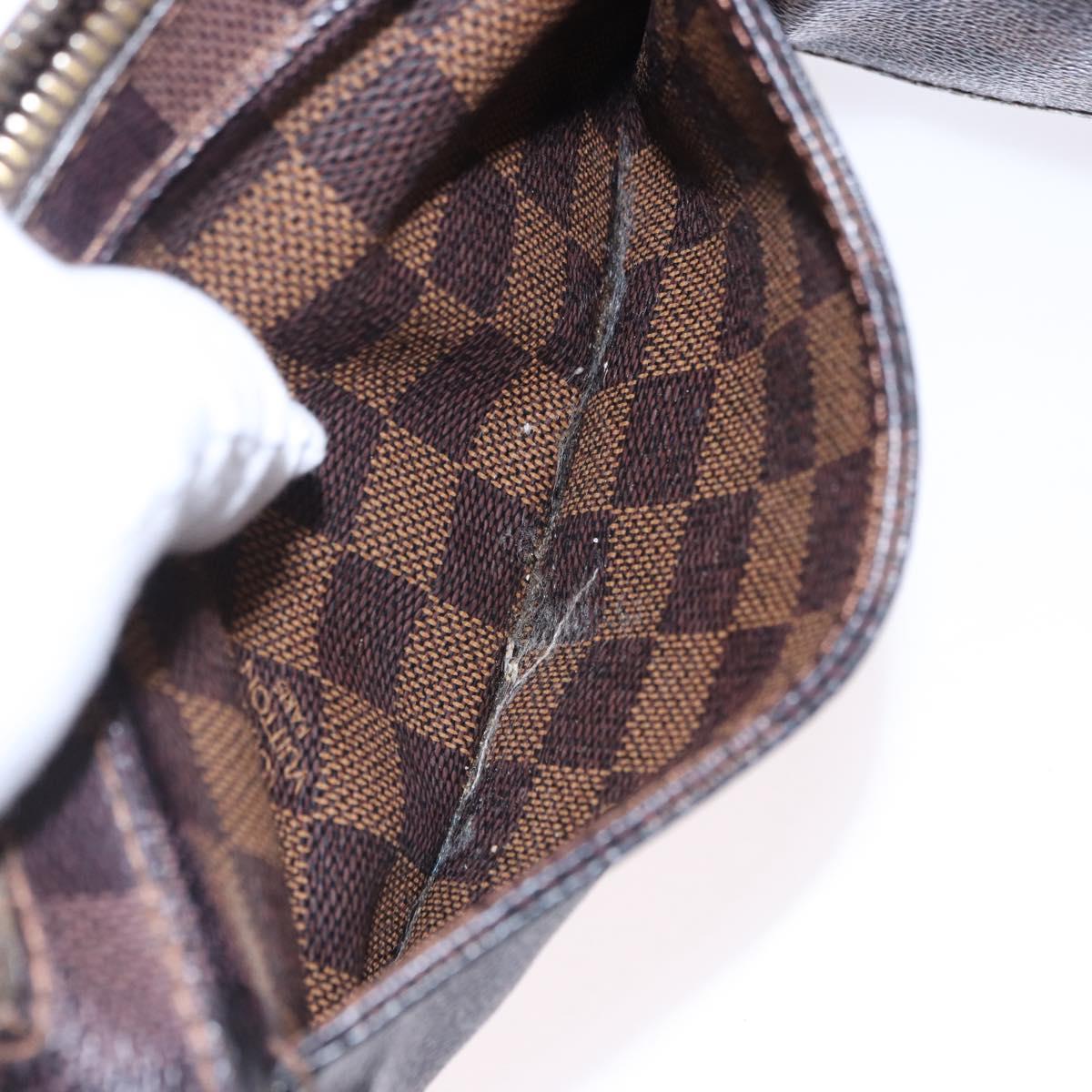 LOUIS VUITTON Damier Ebene Geronimos Shoulder Bag N51994 LV Auth 191787