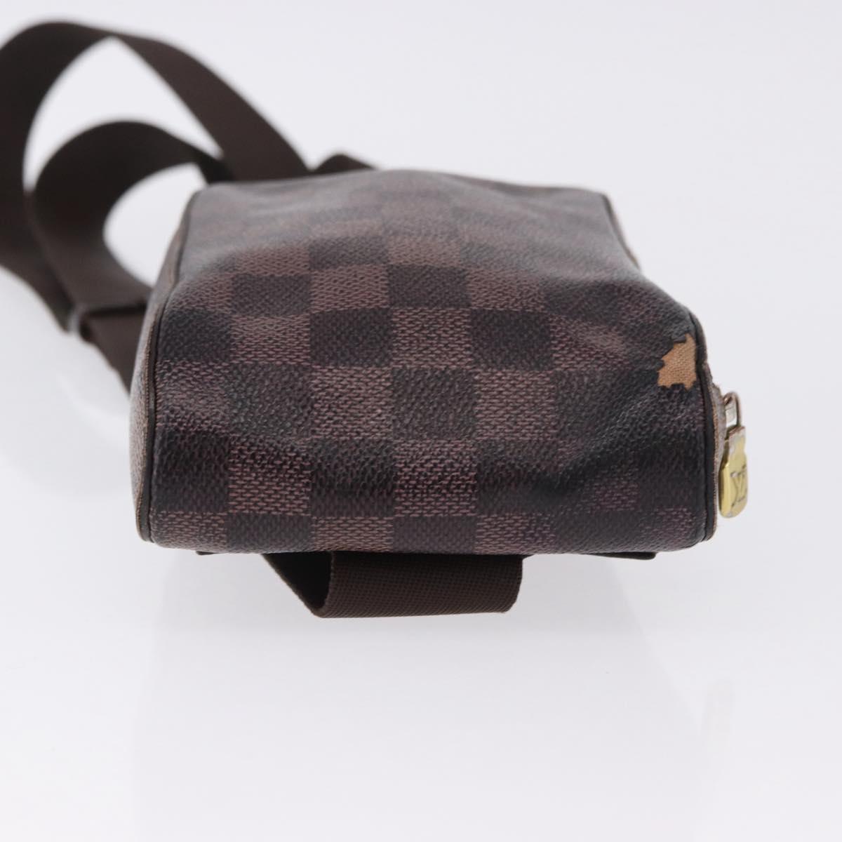 LOUIS VUITTON Damier Ebene Geronimos Shoulder Bag N51994 LV Auth 191787