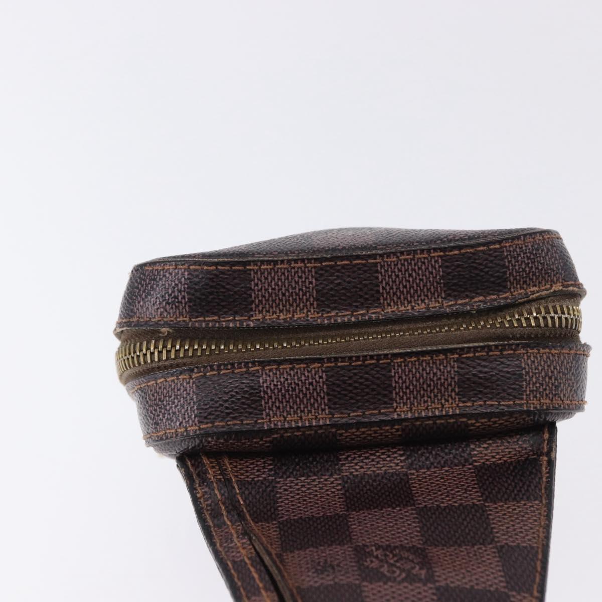 LOUIS VUITTON Damier Ebene Geronimos Shoulder Bag N51994 LV Auth 191787