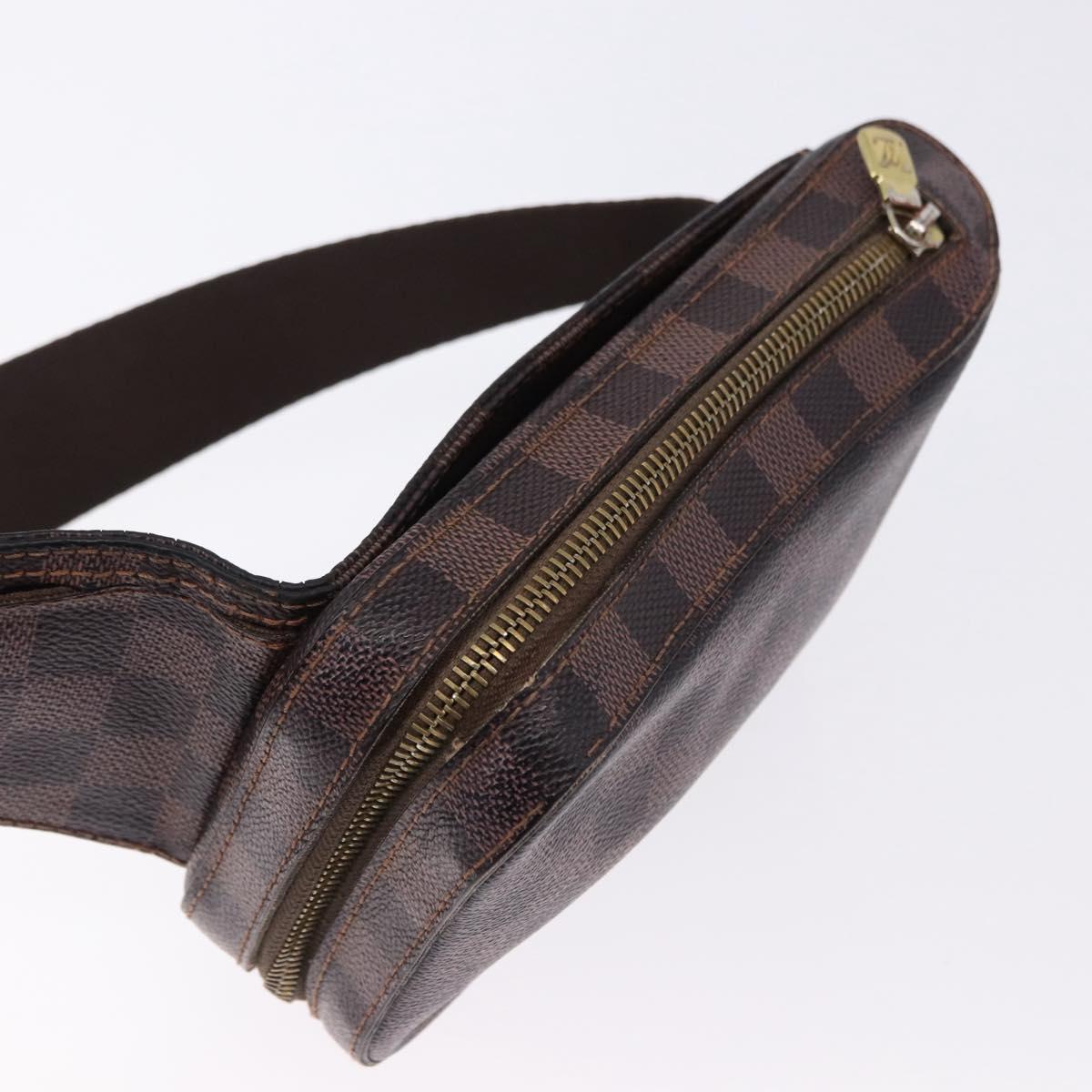 LOUIS VUITTON Damier Ebene Geronimos Shoulder Bag N51994 LV Auth 191787