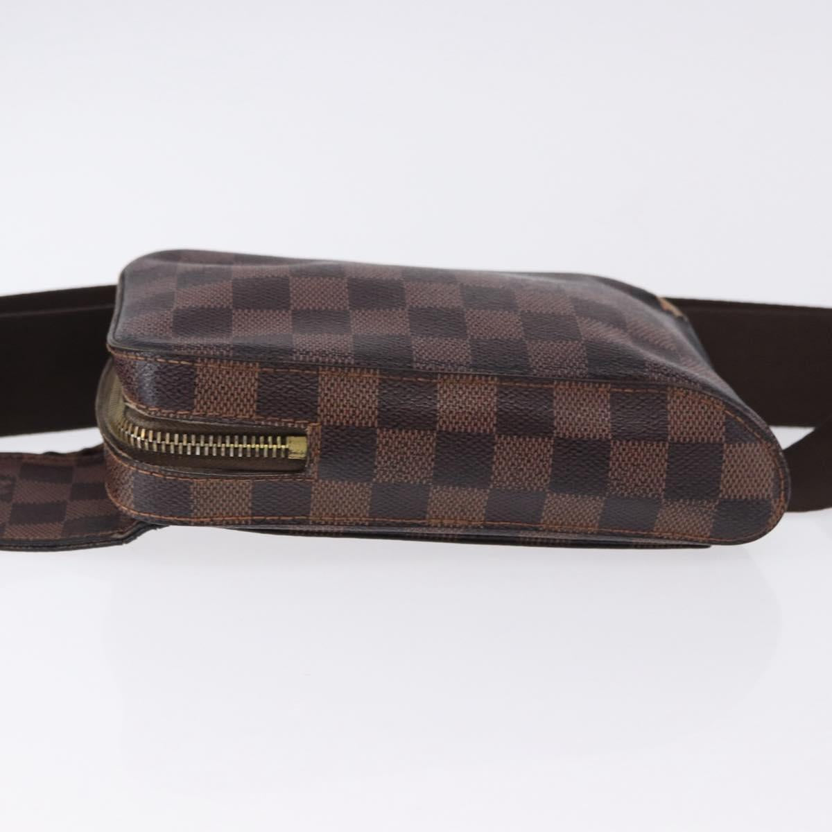 LOUIS VUITTON Damier Ebene Geronimos Shoulder Bag N51994 LV Auth 191787