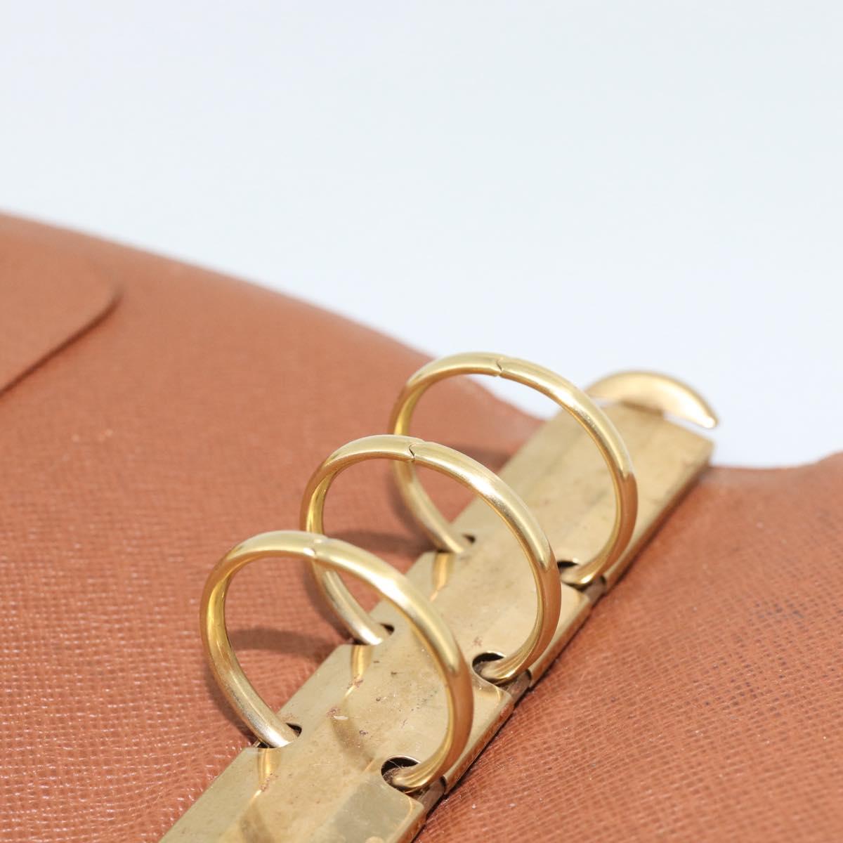 LOUIS VUITTON Monogram Agenda GM Day Planner Cover R20006 LV Auth 191788