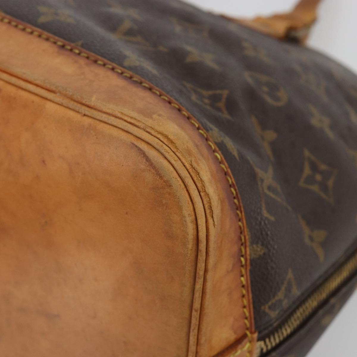 LOUIS VUITTON Monogram Alma Hand Bag M51130 LV Auth 191789