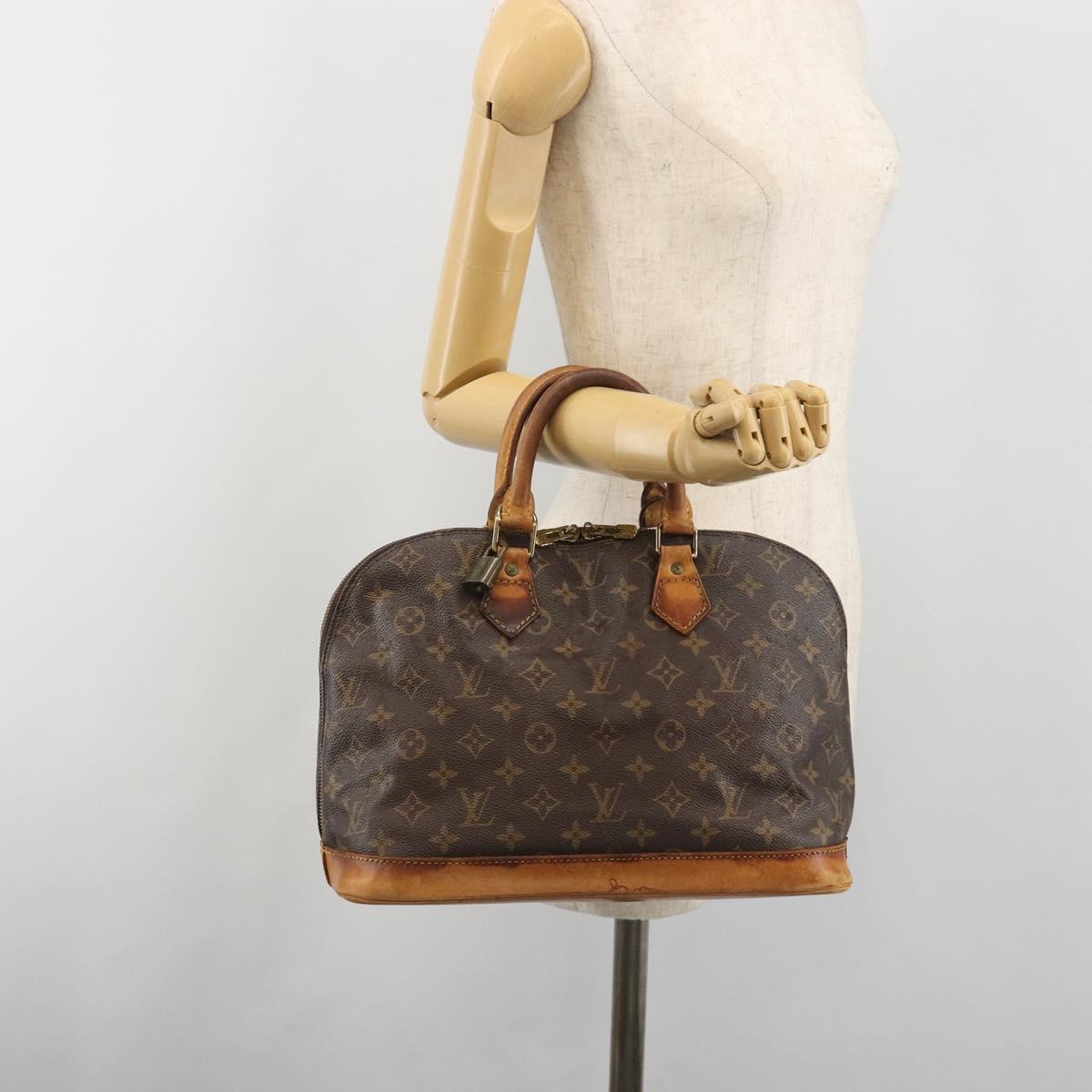LOUIS VUITTON Monogram Alma Hand Bag M51130 LV Auth 191789