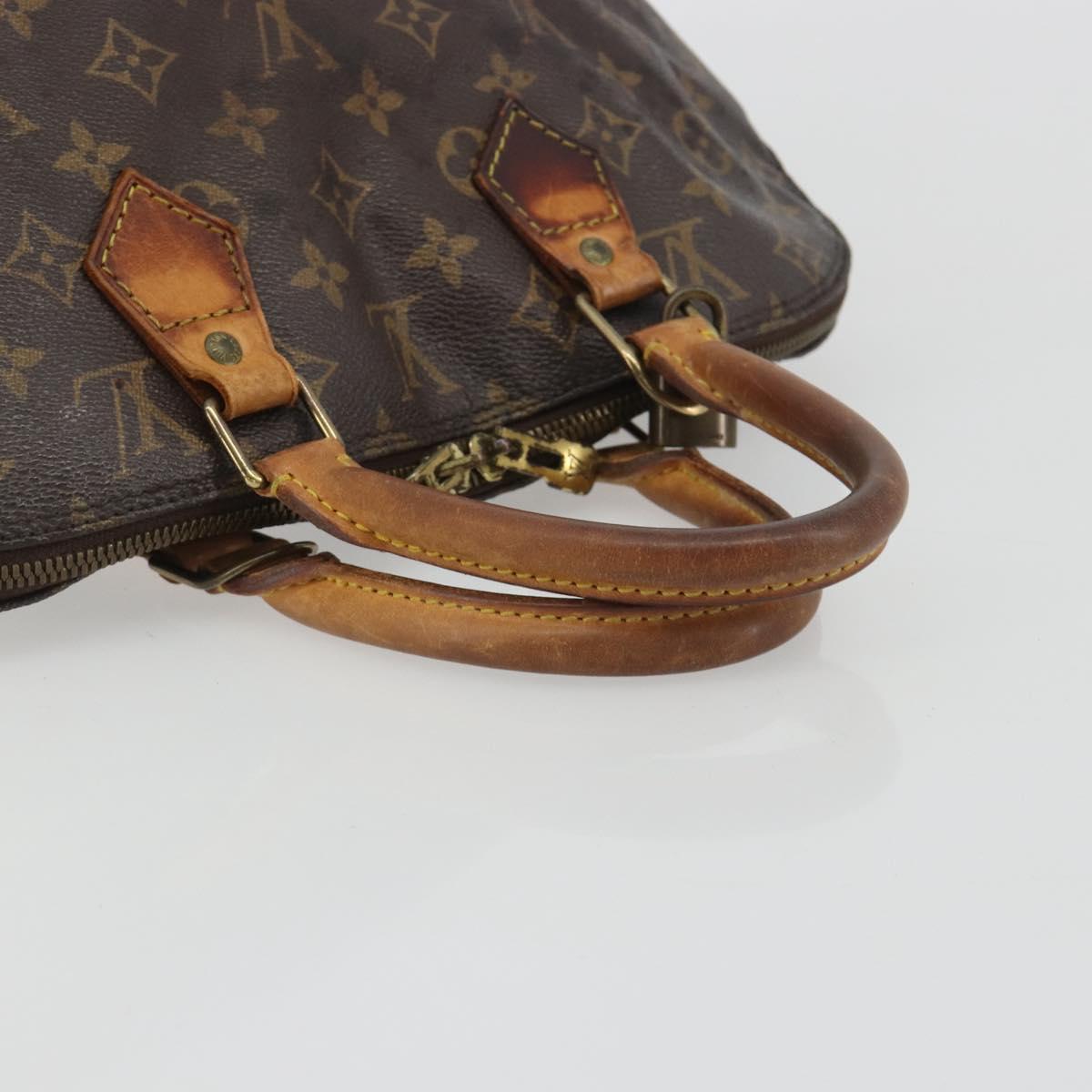 LOUIS VUITTON Monogram Alma Hand Bag M51130 LV Auth 191789