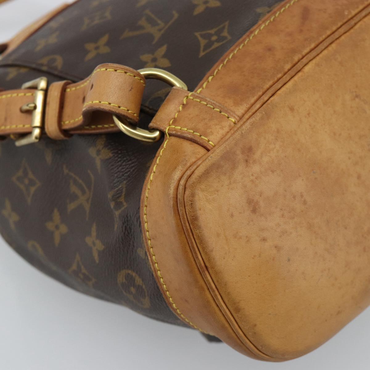 LOUIS VUITTON Monogram Montsouris MM Backpack M51136 LV Auth 191792