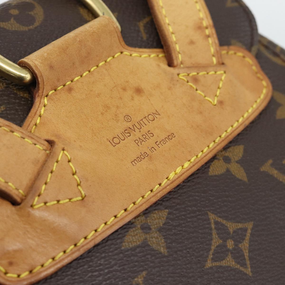 LOUIS VUITTON Monogram Montsouris MM Backpack M51136 LV Auth 191792