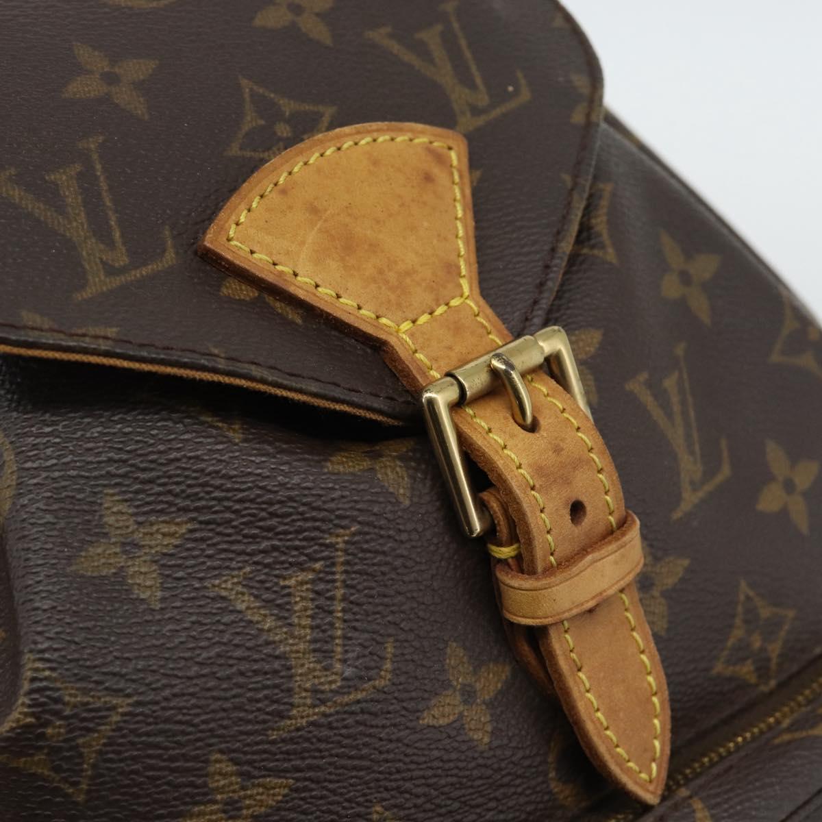 LOUIS VUITTON Monogram Montsouris MM Backpack M51136 LV Auth 191792