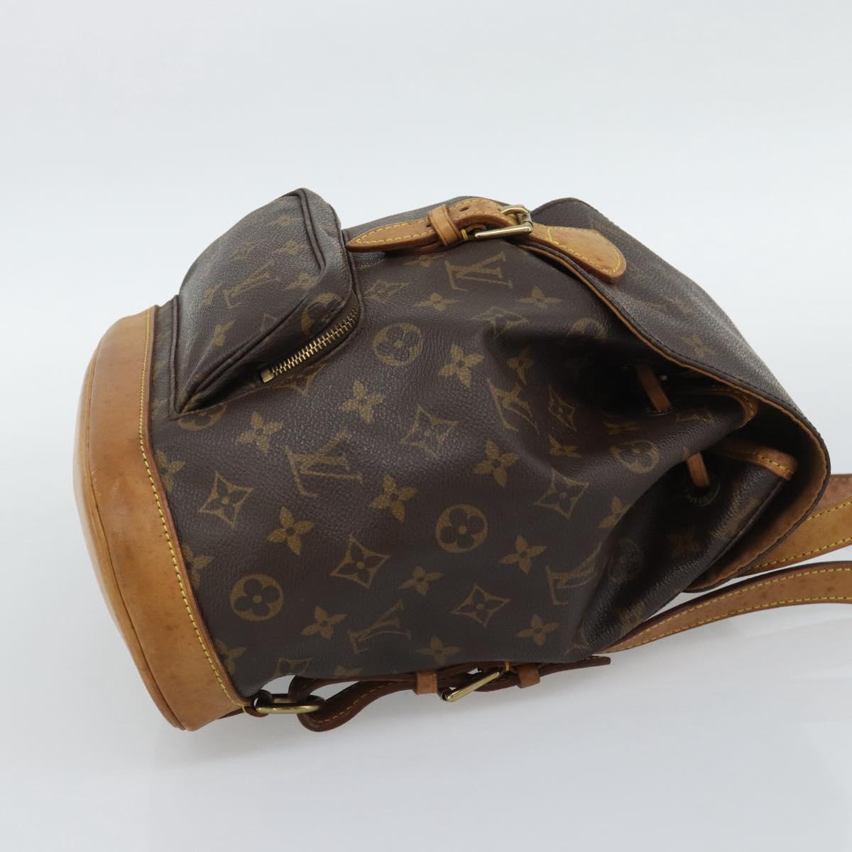 LOUIS VUITTON Monogram Montsouris MM Backpack M51136 LV Auth 191792