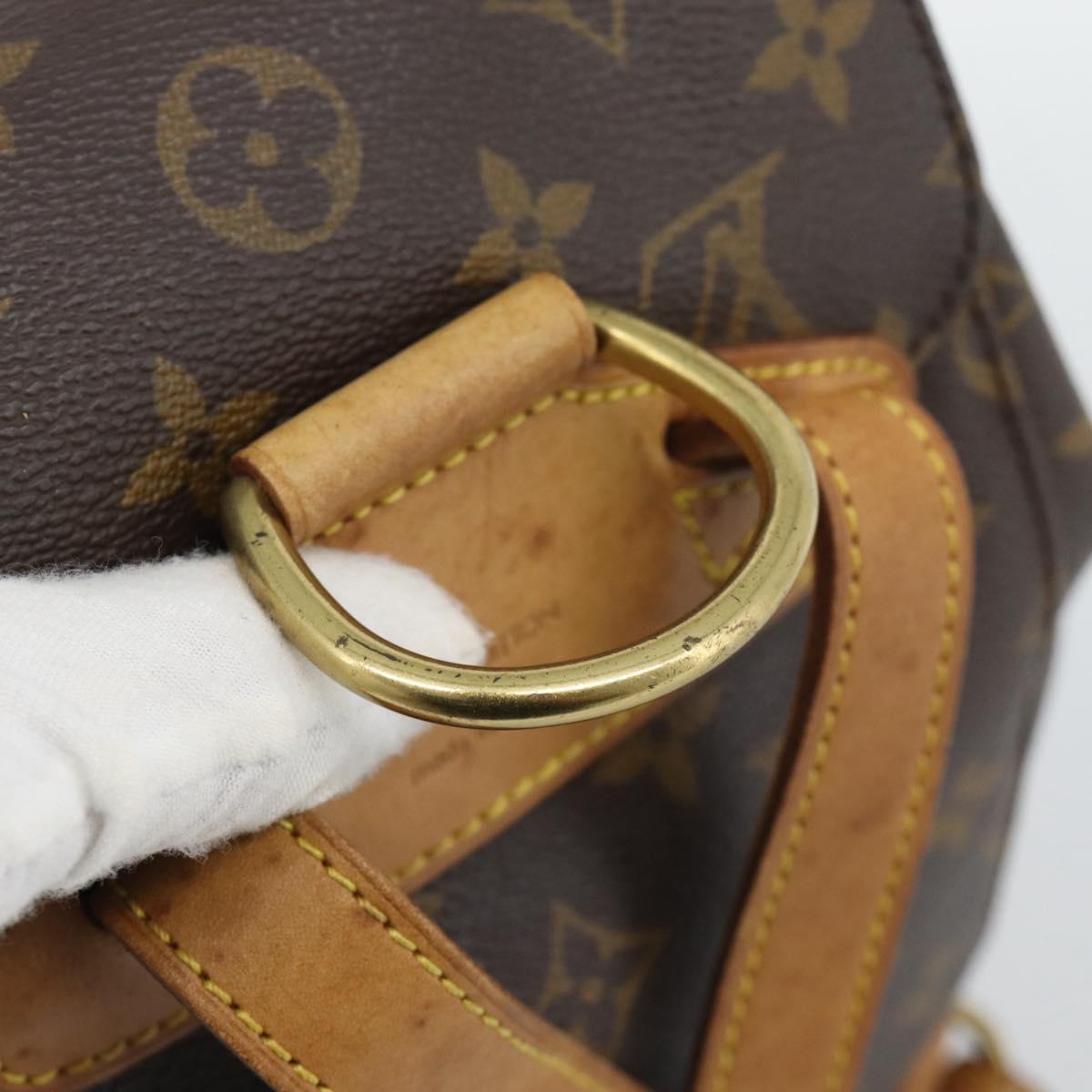 LOUIS VUITTON Monogram Montsouris MM Backpack M51136 LV Auth 191792