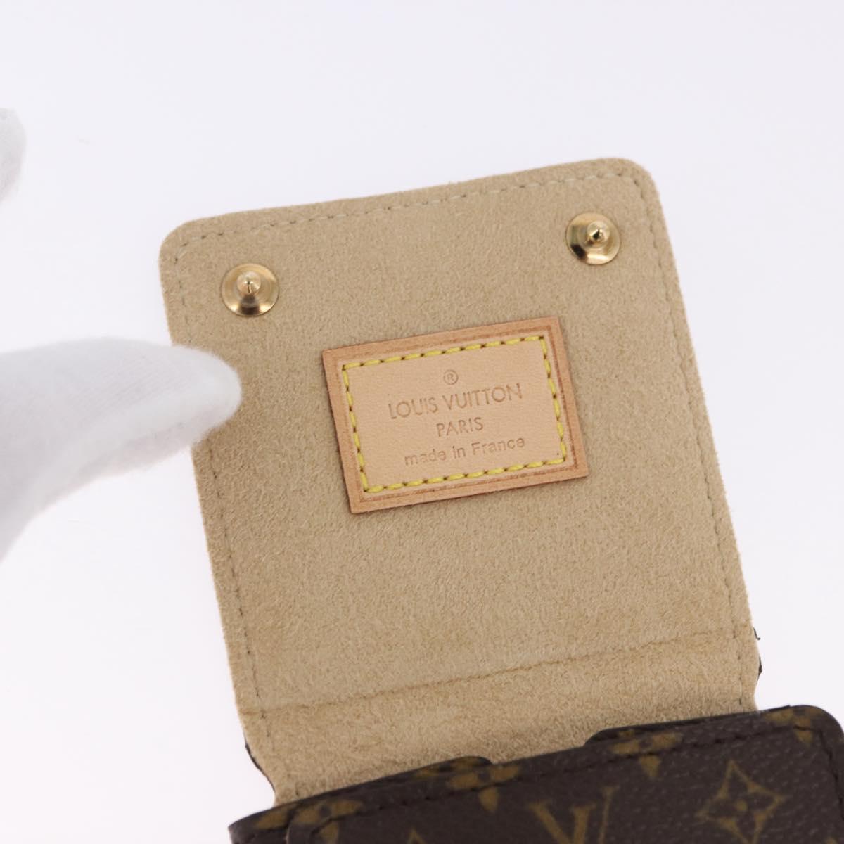 LOUIS VUITTON Monogram Jewelry Accessory Case LV Auth 191798V