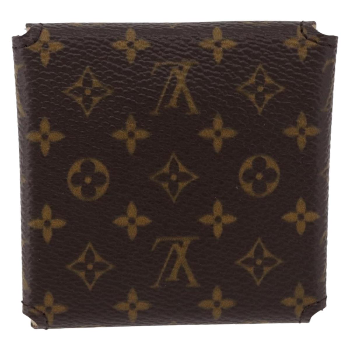 LOUIS VUITTON Monogram Jewelry Accessory Case LV Auth 191798V