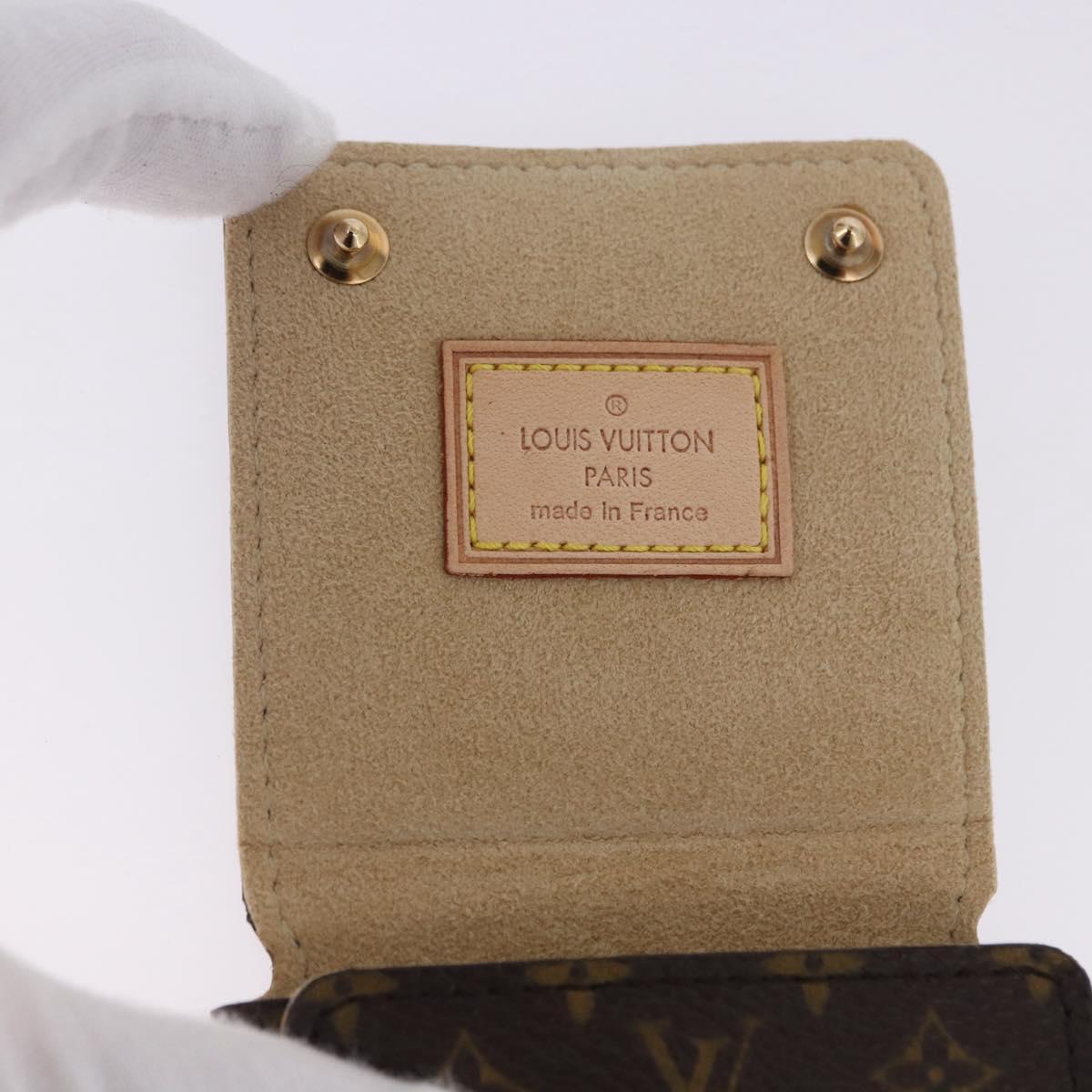 LOUIS VUITTON Monogram Jewelry Accessory Case LV Auth 191799V