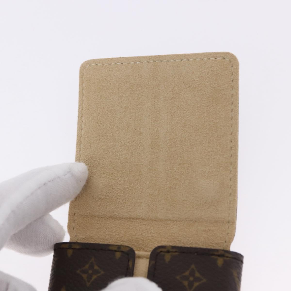 LOUIS VUITTON Monogram Jewelry Accessory Case LV Auth 191799V