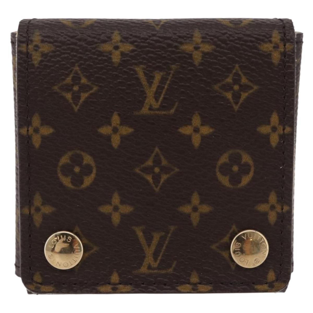 LOUIS VUITTON Monogram Jewelry Accessory Case LV Auth 191799V