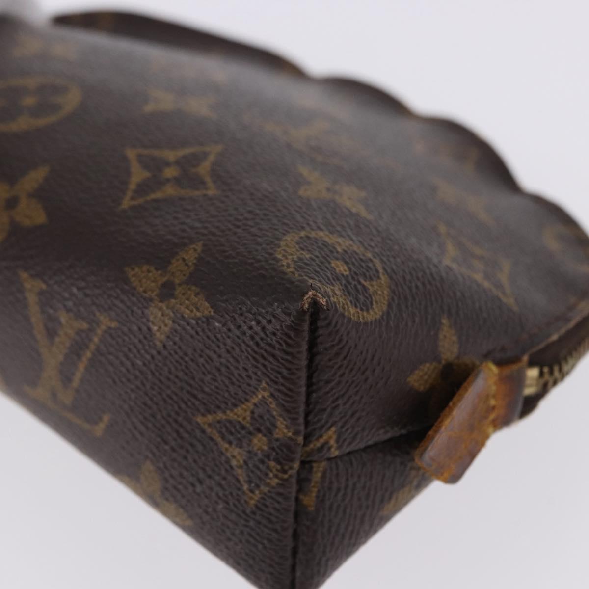 LOUIS VUITTON Monogram Pochette Cosmetic PM Cosmetic Pouch M47515 LV Auth 191802
